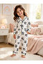 Pajama Set Top Buttoned Long Sleeve / Bottom Elastic Waist Girl/Boy/Unisex