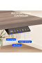 FLEXISPOT EN2 Electric Sit Stand Desk - Black Frame and Black Walnut Top - 8
