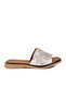 White Lightweight Thin Sole Women's Daily Slippers Pc-54624 Z - 3