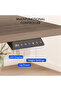 FLEXISPOT EN2 cm Electric Sit Stand Desk with Cable Management - White Frame and Gray Top - 8