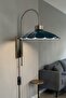 Plug-In Risso Sea Green Single Sconce Living Room Kitchen Hallway Cafe Boutique Lamp Lighting - 5