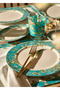 Van Gogh Almond Blossom Porcelain Serving Plate Turquoise (27 cm) - 6