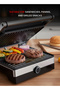 Commercial Grill Toaster 2000W | Clamshell Press, Non-Stick Grill Plates | Temperature Control - 6