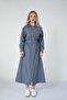 5827 - Stylish and Comfortable Poplin Full-Zip Summer Women's Dress