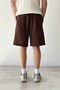 Waist Lace Up Linen Shorts - 2