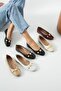 Mono Women's Ballet Flats with Pearl Buckle – Stylish for Daily Use, Comfortable Soft Sole - 4