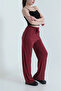 Women's Elastic Waist Wide Leg Single Jersey Modal Trousers - 3