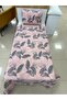 Single Quilted Reversible Bedspread Set - Youth and Children's Room Bedspread 160 X 230 cm - 4