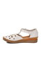 White Velcro Lightweight Women's Daily Sandals Pc-54518 Z - 2