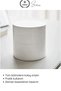 # Jewelryorganizer 4-Tier Rotating Jewelry Organizer 360 Degree White Jewelry Box Round Decorative Stylish - 3