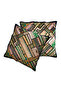 Handmade Patchwork Cotton Cushion Cover 27x27, Multicolor Large Decorative Floor & Majlis Style