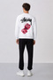 -Erkek Premium 3 Thread Stüssy Zar Printed Bottom Top Set-Trend Streetwear Set