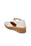 White Velcro Lightweight Women's Daily Sandals Pc-54518 Z - 4