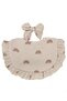 -Bella Baby Bib Set for Babies - Rainbow Print Light Brown- 0Y to 4Y