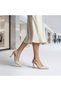 Women's Heeled Shoes Patent Leather Belt Gold Buckle Detailed Stylish Classic Stiletto Office Event Model - 6