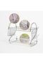 Tiered Dish Drying Rack with Drainage Tray - 4