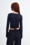 Tie-Back Long Sleeve Blouse B1892 - 6