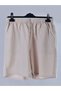 100% Cotton Linen Textured Elastic Waist Lace-Up Women's Comfortable Loose Fit Daily Home Outdoor Sports Wear Plus Size Shorts - 5
