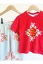 Butterfly Printed T-Shirt and Sweatpants Set - 5