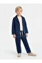Boy's Muslin Fabric Design Blazer Jacket - 2