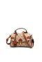 1159 Women's Hand and Shoulder Bag Dark Beige - 2