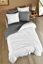 Double Cotton Striped Duvet Cover Set |   Buttoned Model |   200 X 220 cm - 3
