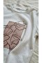 Girl's Stone Embroidered Hooded Lined Raincoat Triple Set - 4