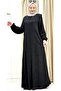 Full-Length Hidden Zipper Tesettür Kupra İpek Robe