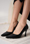 Black Skin Women's Stiletto Tr18Ms03F - 6