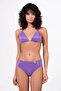 Women's Half Padded Glittery Bikini Set with Accessories