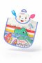 Blue Colored Dinosaur Patterned Baby Boy Waterproof Bib