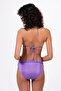 Women's Half Padded Glittery Bikini Set with Accessories - 5