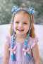Wig Hair Crown Mermaid Braided Model