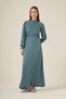 Women's Zeugma Silk Kupra Dress Petrol 31313 - 2