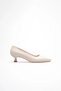 Beige Women's Daily Short Heeled Stiletto Shoes Tr20Ms03B - 6