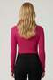 Women's Knitted Sweater Fuchsia 25306 - 3