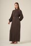 Women's Zeugma Silk Kupra Dress Brown 31313 - 4