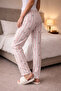 100% Cotton Knitted Elastic Waist Printed Patterned Stylish and Comfortable Women's Tracksuit Pajamas Single Bottom - 5