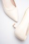 Beige Women's Daily Short Heeled Stiletto Shoes Tr20Ms03B - 5