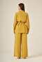 Women's Comfortable Fit Tencel Double Set Yellow 31306 - 6