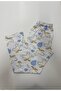 100% Cotton Knitted Elastic Waist Printed Patterned Stylish and Comfortable Women's Tracksuit Pajamas Single Bottom - 3