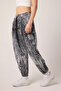Women's Street Style Patterned Jacquard Sports Shalwar Trousers - 3