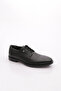 Genuine Leather Lace-Up Special Size Black Men's Classic Shoes 1594 - 5