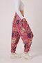 Women's Street Style Printed Crinkled Sports Harem Pants - 5