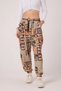 Women's Street Style Printed Crinkled Sports Harem Pants - 8