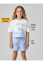 Woven Girls' Summer Shorts & T-Shirt Set - 2