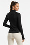 Aris Women's Zippered Sports Sweatshirt Black - 3