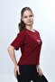 Girl's Crew Neck Short Sleeve Printed T-Shirt 24972 - 4