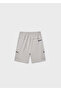 Boy's Zippered Bermuda Shorts Beige - 6219 - 5