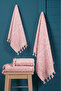 100% Cotton 2-Piece Luxurious, Jacquard, Dowry Bath Towel Set (1 Piece 50X90, 1 Piece 100X150) - 2
